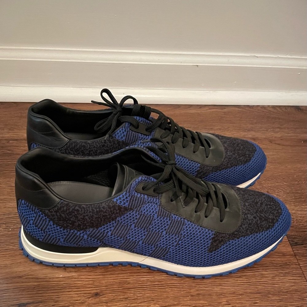 Louis Vuitton used run away sneakers, size 10.5